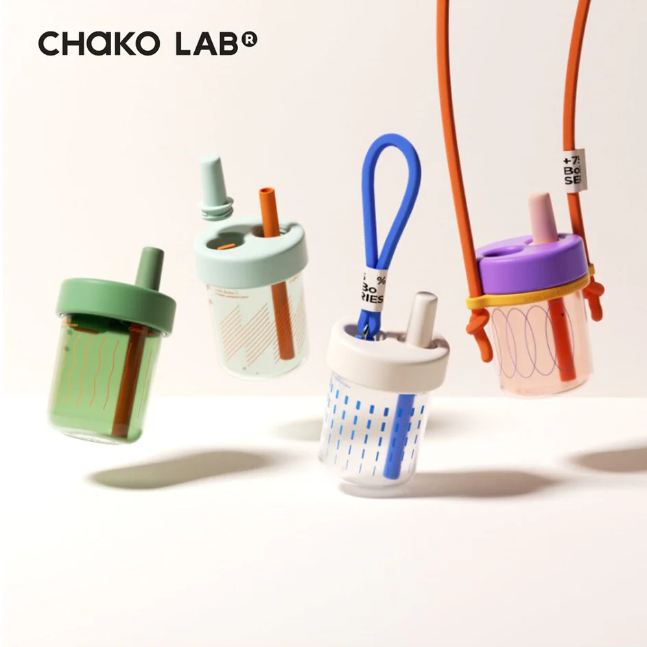 Chako Lab 450ml Bobo Straw Cup Round - Image 6