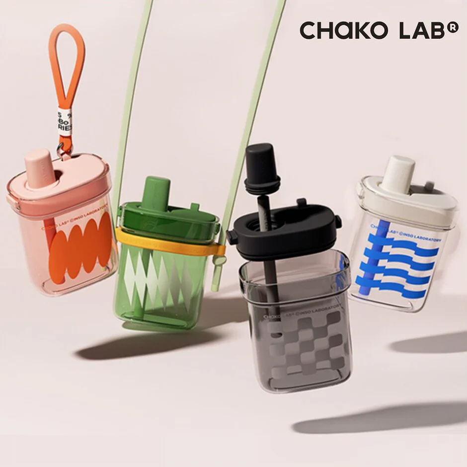 Chako Lab 780ml Bobo Straw Cup Square - Image 5