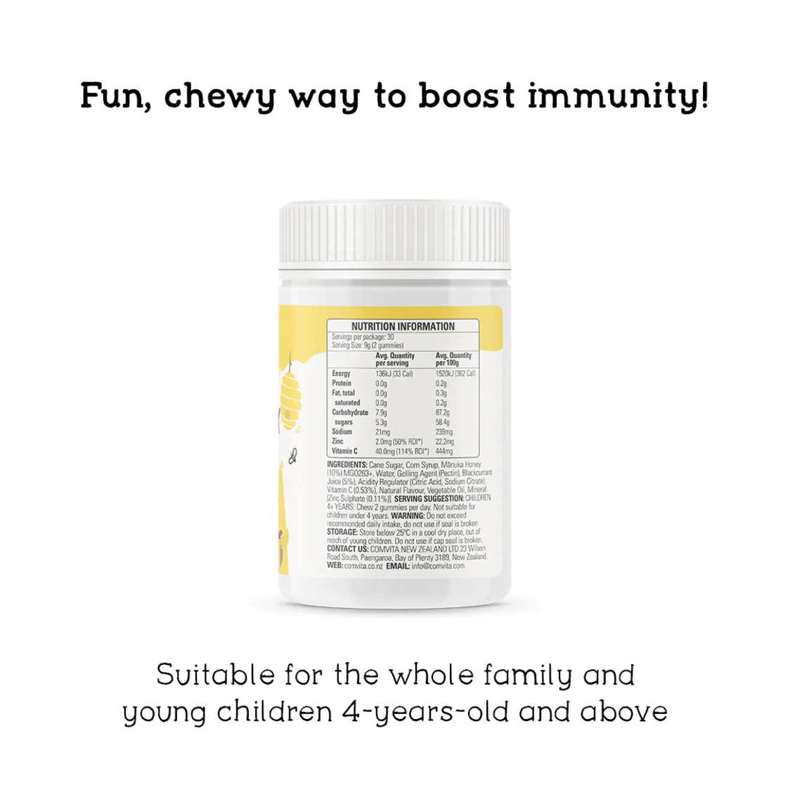 Comvita Kids UMF 10+ Gummies 60s - Image 7