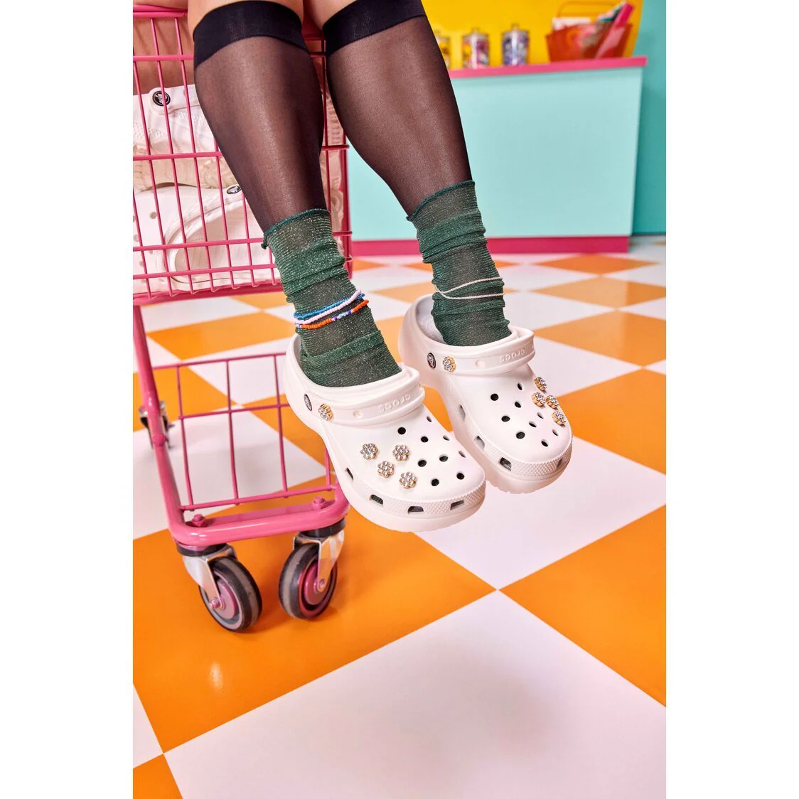 Crocs Classic Platform Clog Women - White - Image 5