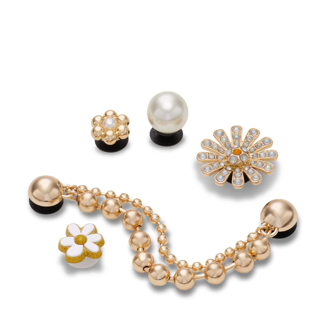 Crocs Pretty in Gold 5 Pack - Image 3