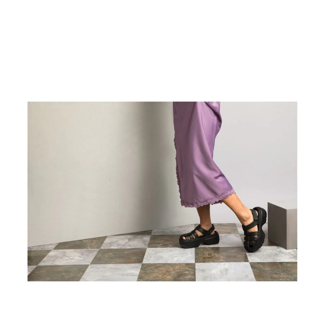 Crocs Stomp Fisherman Sandal - Black - Image 5