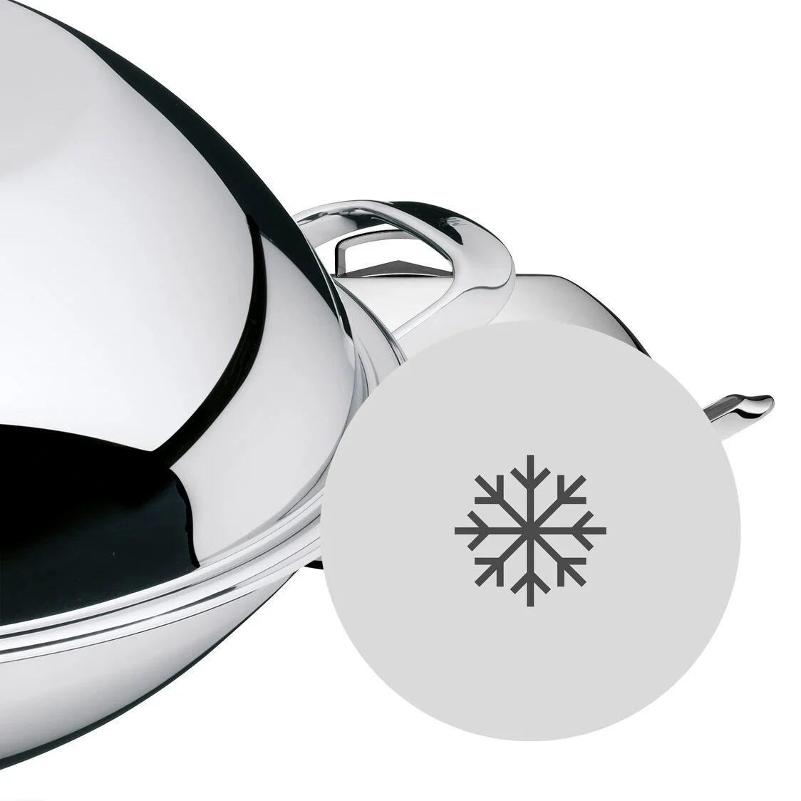 WMF 36cm Multi-Ply Wok with Stainless Steel Lid (07-9959-6040) - Image 4