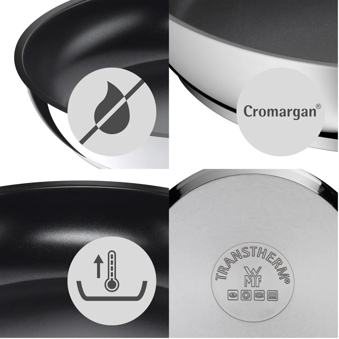 WMF Durado Frying Pan with Ceramic Coating 24cm 0748246021 - Image 6